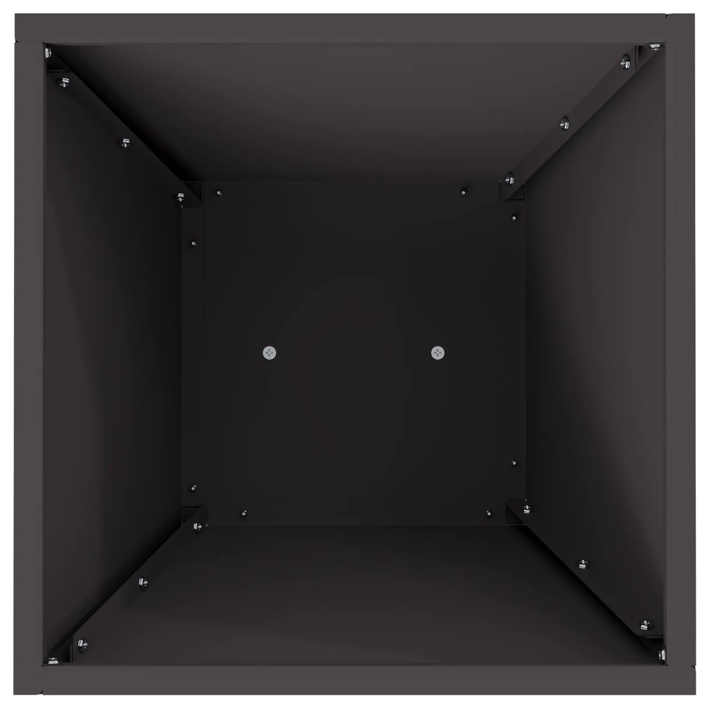Suporte para Plantas Preto Plástico 35 x 35 x 73 cm