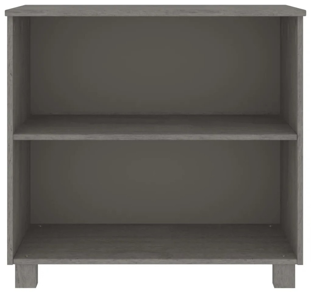 Aparador HAMAR 85x35x80 cm pinho maciço cinza-claro
