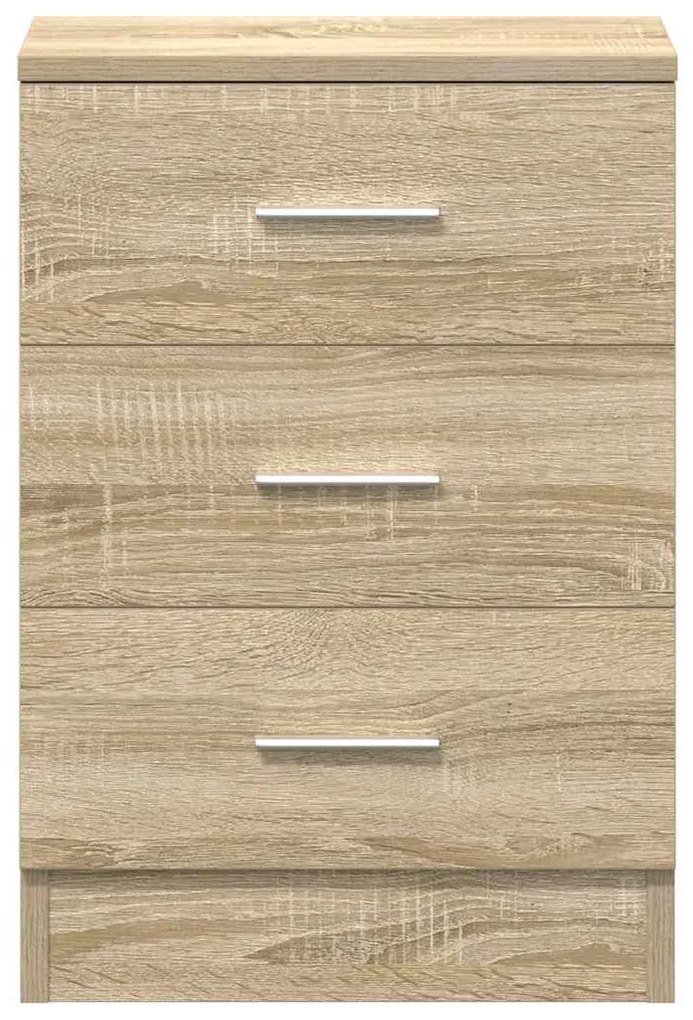 Mesas de cabeceira 2 pcs derivados de madeira carvalho sonoma