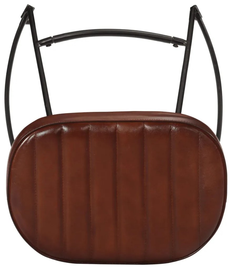 Bancos de bar Gavin 2 pcs 44x37,5x78 cm castanho-escuro