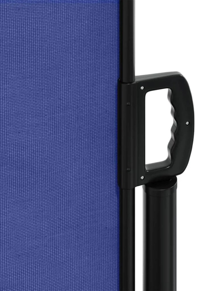 Toldo lateral retrátil 120x500 cm azul