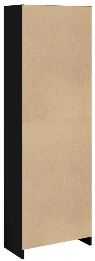 Estante 57x28,5x174 cm derivados de madeira preto