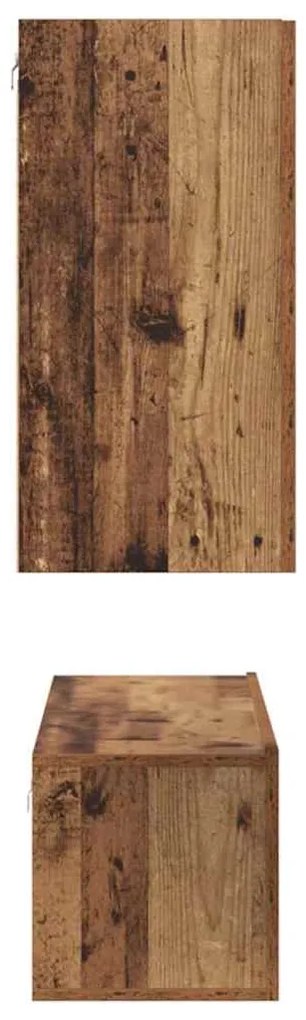 Conjunto de móvel de TV 6 pcs Madeira antiga 60 x 30 x 30 cm