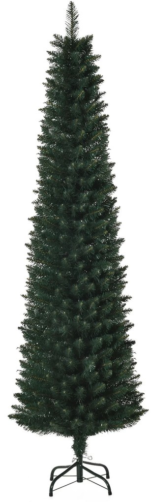 Árvore de Natal Artificial Altura 180cm com 380 Ramos de Folhas de PVC