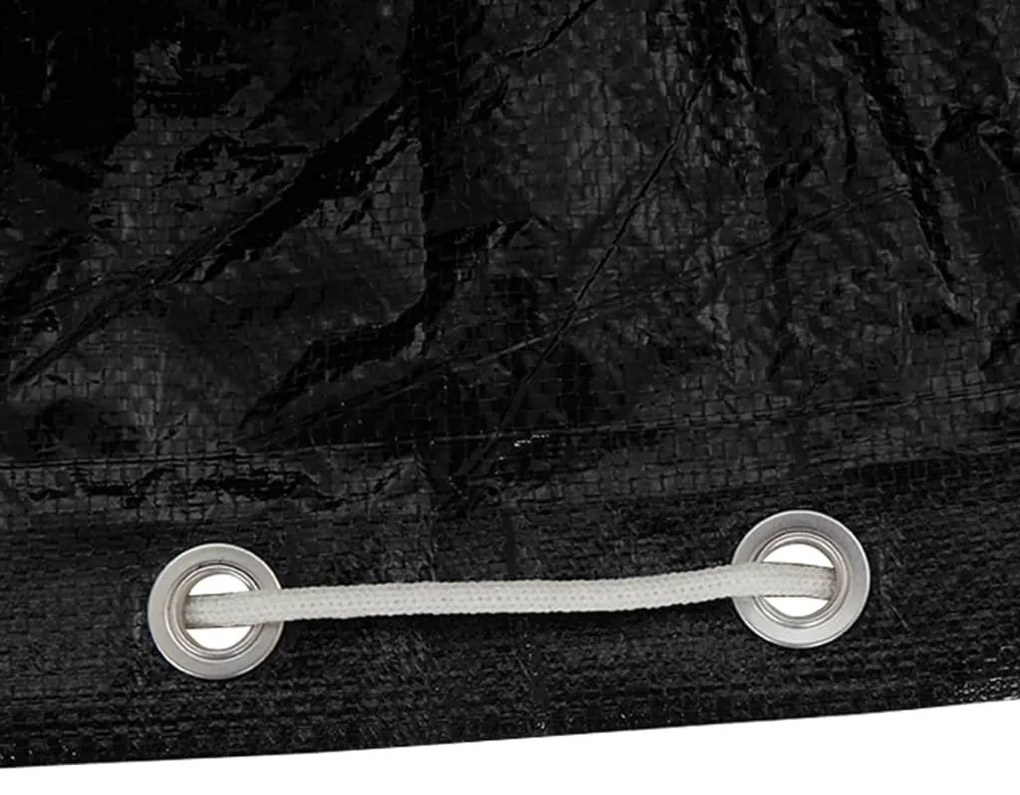 Capas p/ mobília de jardim 2 pcs 6 ilhós Ø125x75 cm redondo