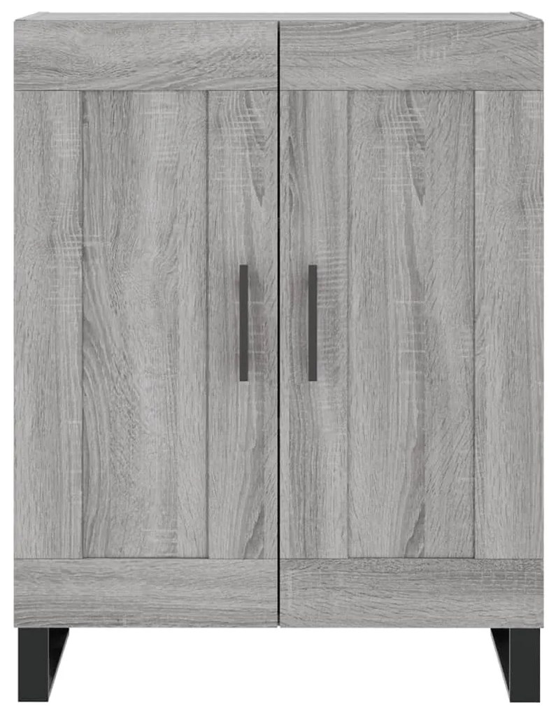Armário alto 69,5x34x180 cm derivados de madeira sonoma cinza