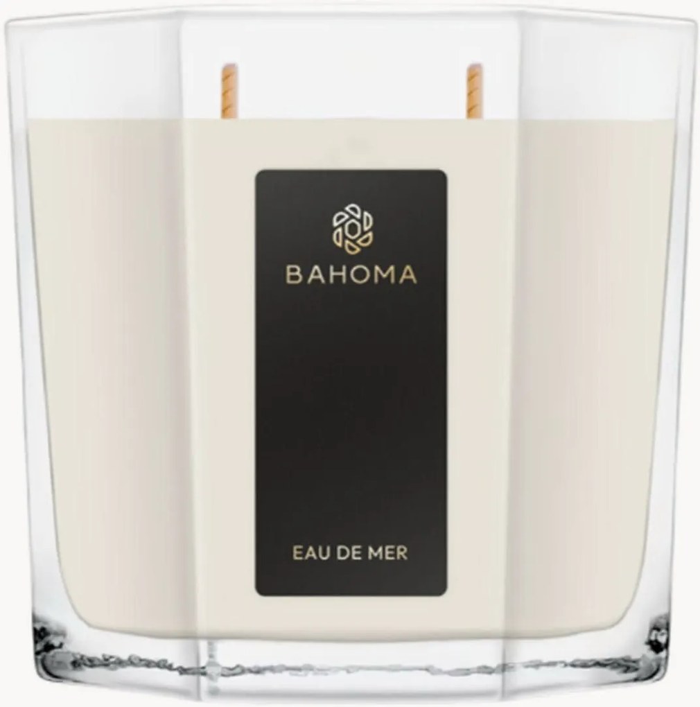 Vela perfumada com dois pavios Obsidian (água do mar)