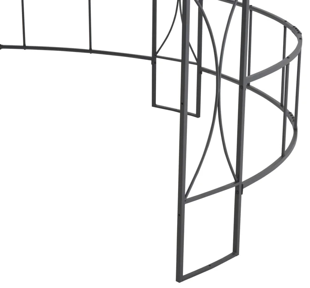 Gazebo redondo 300x290 cm branco
