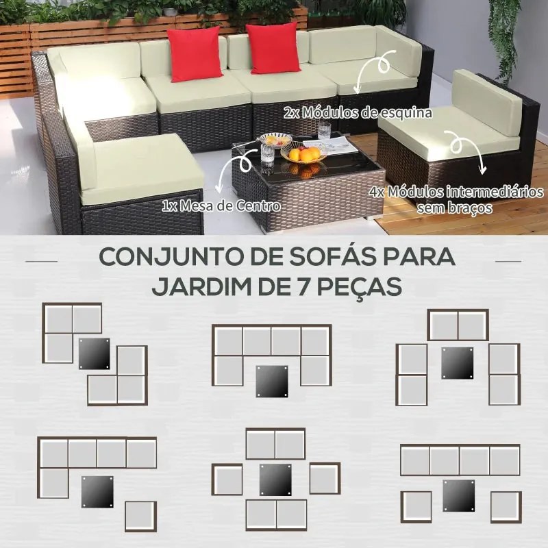 Conjunto Lounge Miami em Vime - Design Natura