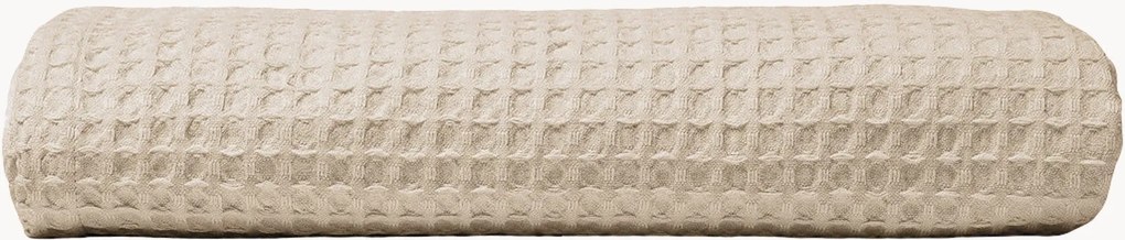 Toalha de mão em algodão com textura favo de mel Cream