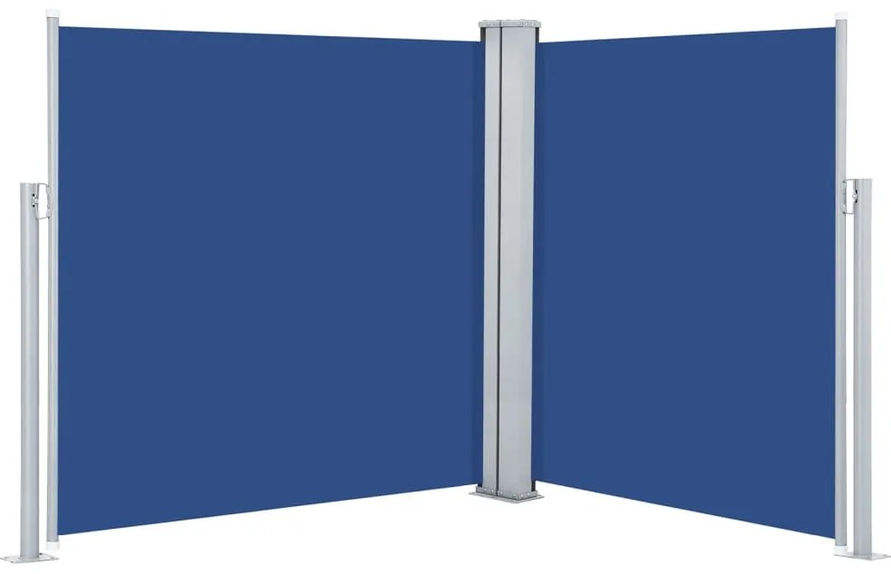 Toldo lateral retrátil 170x600 cm azul