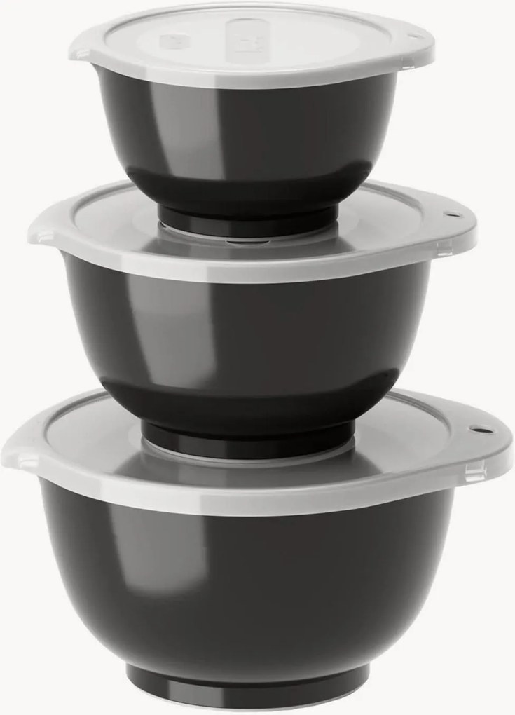 Taças de mistura com tampas Margrethe, conjunto de 6
