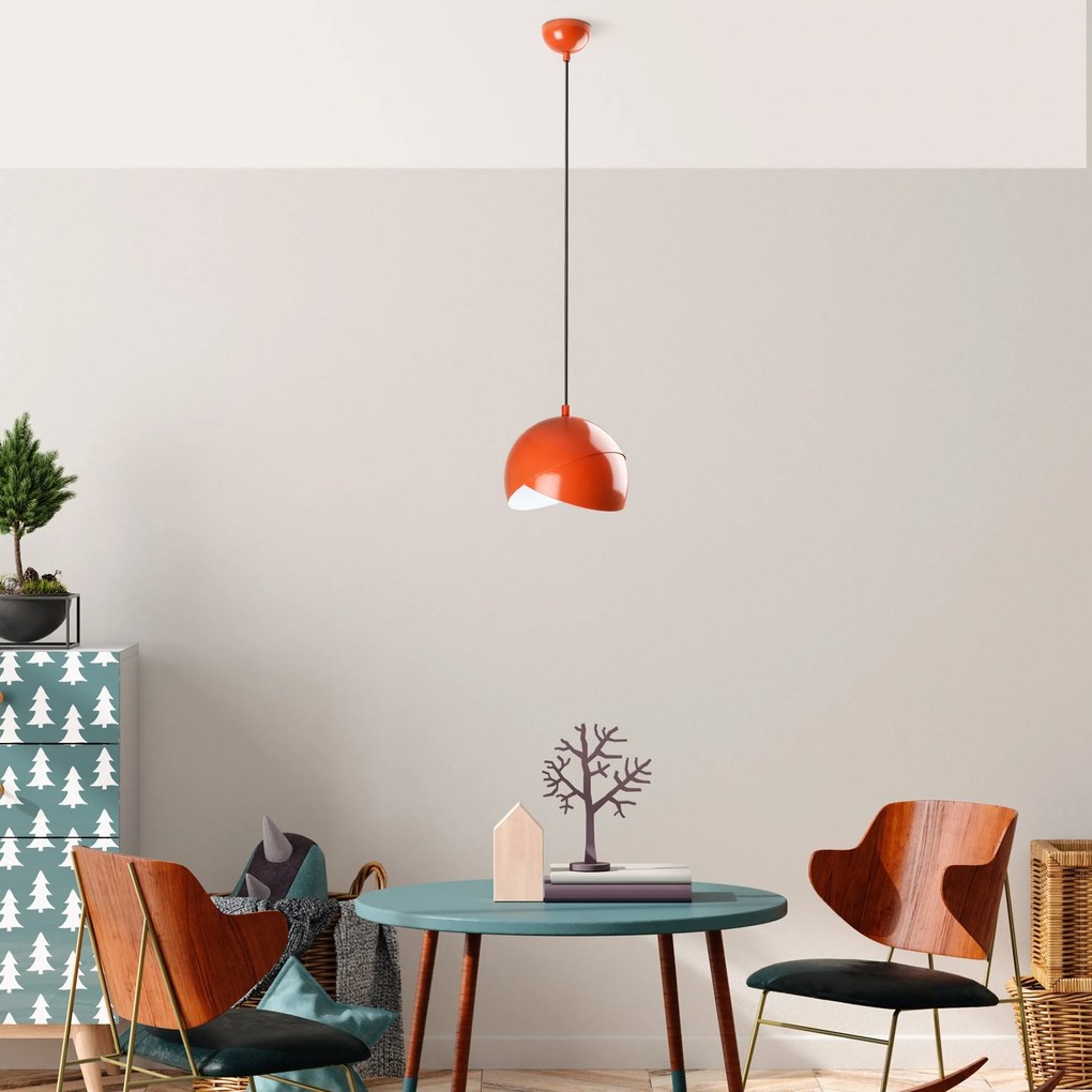 Candeeiro de Teto Pacman – Laranja – Ø20 h:15 cm