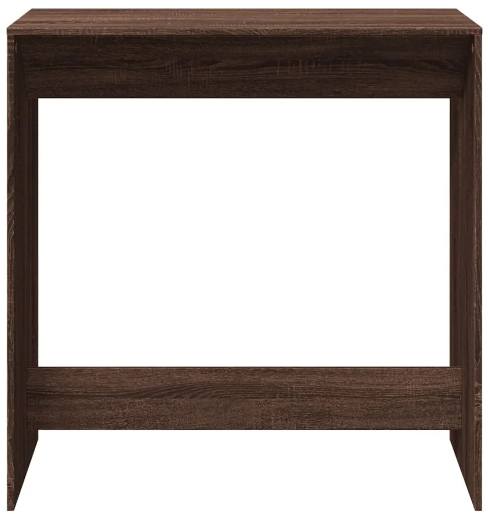 Mesa de bar 102x50x103,5 cm derivados madeira carvalho castanho