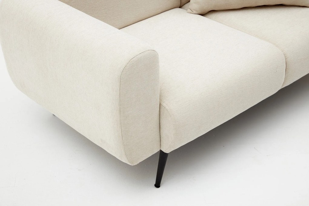 Sofá de 2 Lugares Side – Creme – 171 cm x 77 cm x 82 cm