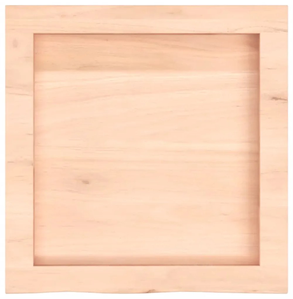 Prateleira de parede 40x40x(2-6) cm carvalho maciço não tratado
