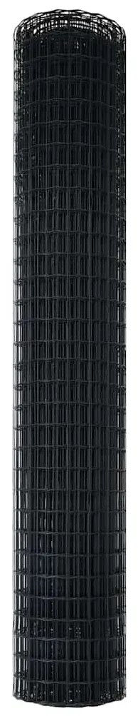 Cerca Euro Cinza 1,6x10 m de Aço