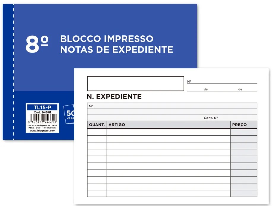 Nota Expediente Duplicado 105x155 mm