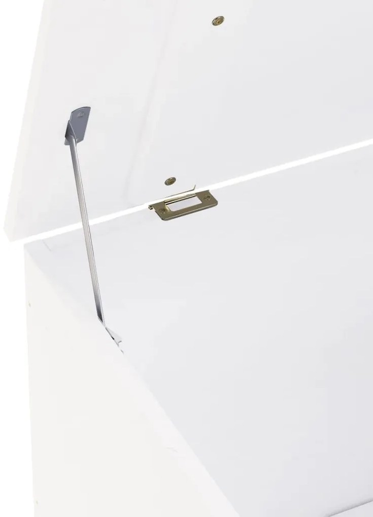 Caixa de arrumação c/ tampa RANA 80x49x54cm pinho maciço branco