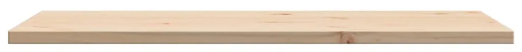 Tampo de mesa retangular 100x50x2,5 cm madeira de pinho maciça