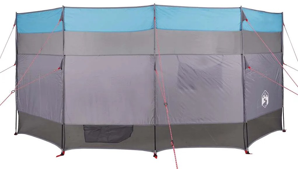 Corta-vento de campismo 366x152x152 cm impermeável azul