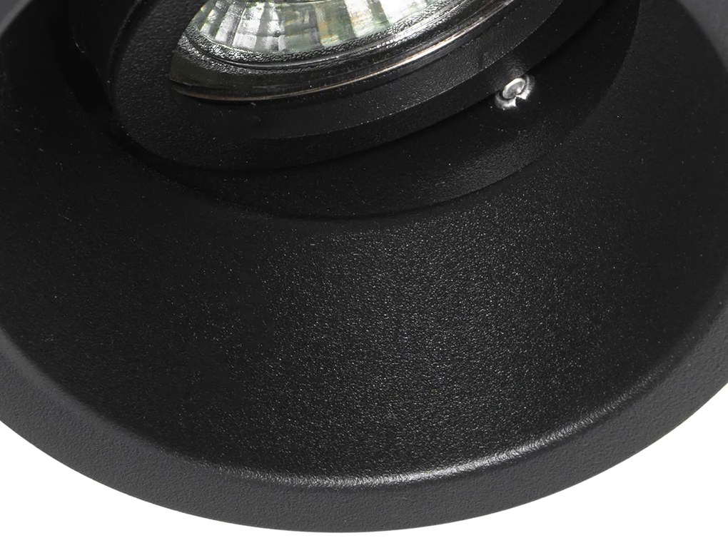 LED Foco embutido inteligente preto ajustável incl. Wifi GU10 - Alloy Moderno