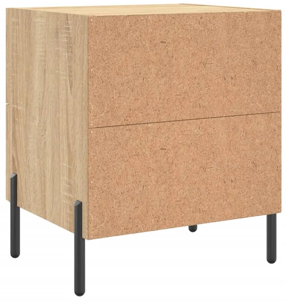 Mesa cabeceira 40x35x47,5 cm derivados madeira carvalho sonoma