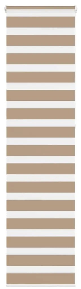 vidaXL Cortina de zebra 60x230 cm largura do tecido 55,9 cm poliéster
