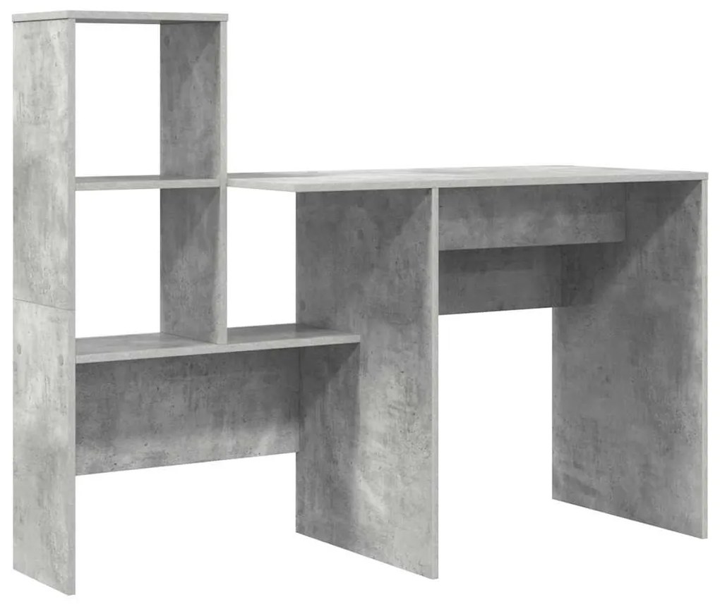 Mesa Cinzento cimento 131.5 x 50 x 106.5 cm Madeira processada