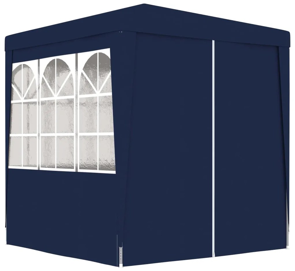 Tenda festas com paredes laterais 2x2 m 90 g/m² azul