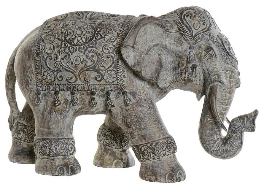 Figura Decorativa DKD Home Decor Elefante Resina (52 x 23 x 33 cm)