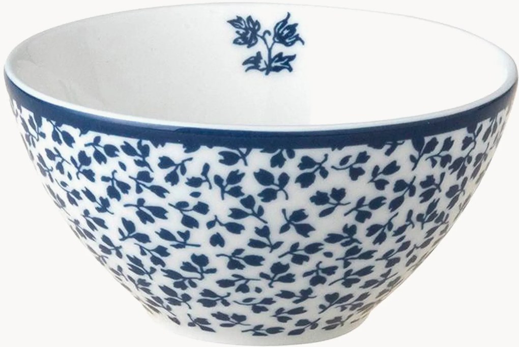 Taças pequenas em porcelana Floris, conjunto de 4