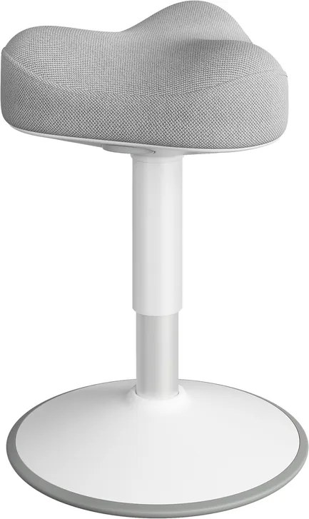 Banco alto ajustável em altura e moderno 36 x 36,5 x (48-65,5) cm cinzento