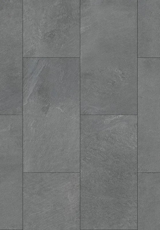 Mexen Grey Dark painéis vinílicos 610 x 305 mm SPC 6,5 mm, base IPEX 1,5 mm, 4 V-Fuga, Ardósia - F1159-0610-305-505-4V1-90