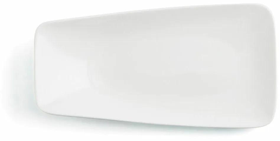Prato Fundo Ariane Vital Cerâmica Branco (38 x 20,4 cm)