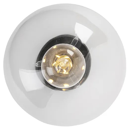 Candeeiro de teto Art Deco preto - Pallon Art Deco