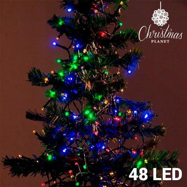 Luzes de Natal Policromáticas (48 LED)