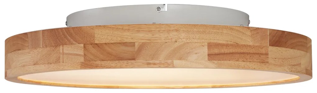 Plafon Escandinavo Madeira 50cm incl. LED Regulável - Pecker Escandinavo