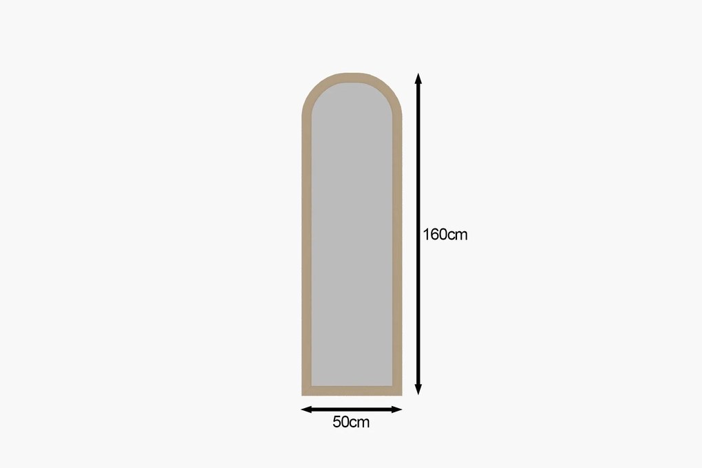 Espelho Emma – Cor Areia – 50 cm x 160 cm