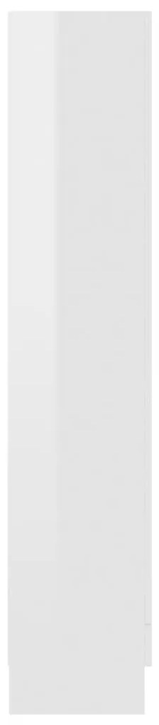 Estante 82,5x30,5x150 cm derivados de madeira branco brilhante