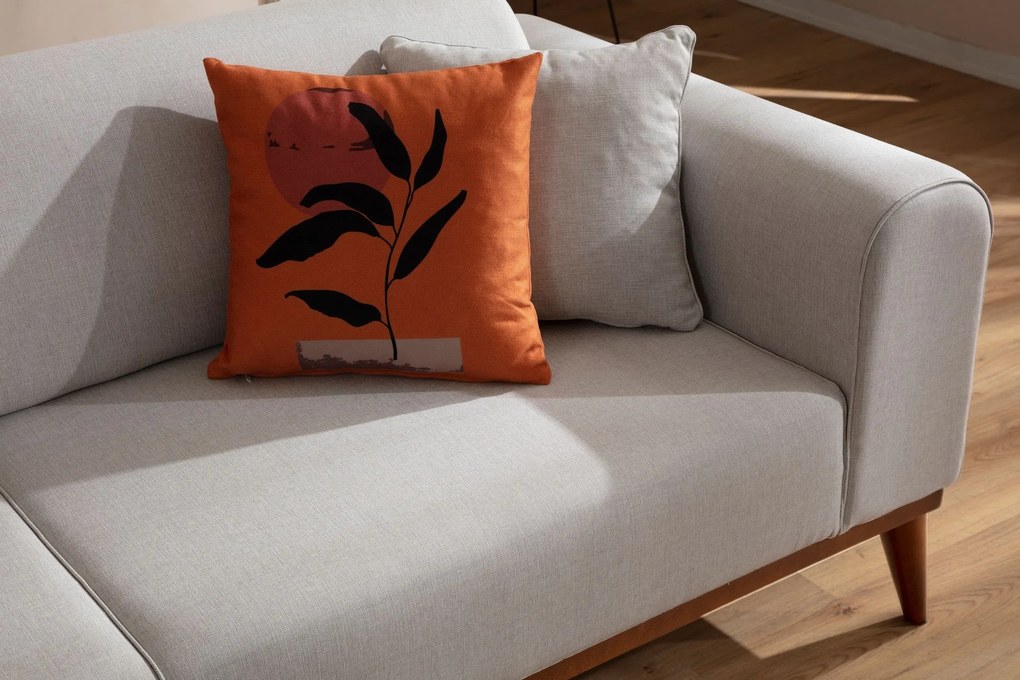 Sofá-cama de 3 Lugares Cofi – Creme – 222x90x80 cm