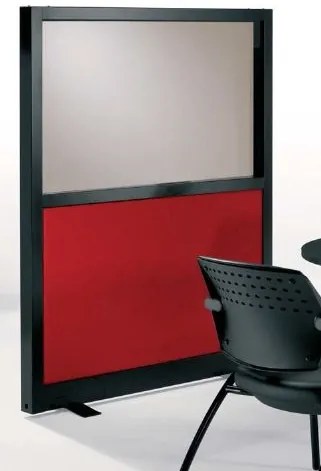 Biombo Vidro Duplo com Revestimento em Tecido 1560x1000x70 mm - Ind