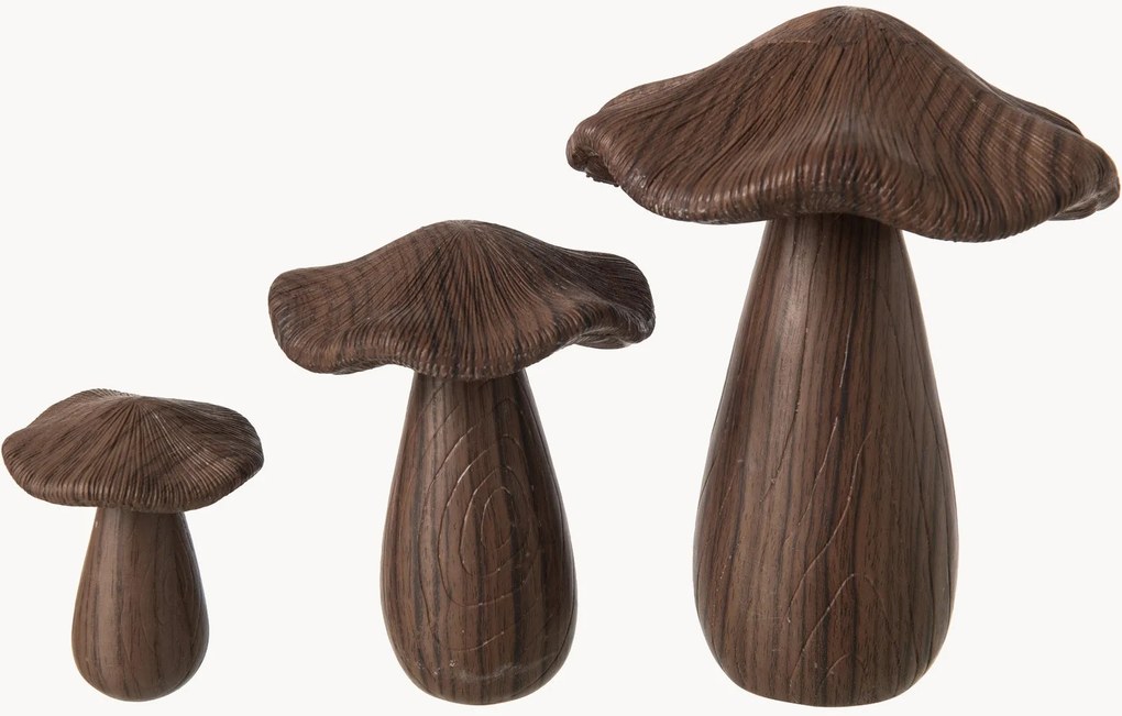 Objetos decorativos Pilz, conjunto de 3