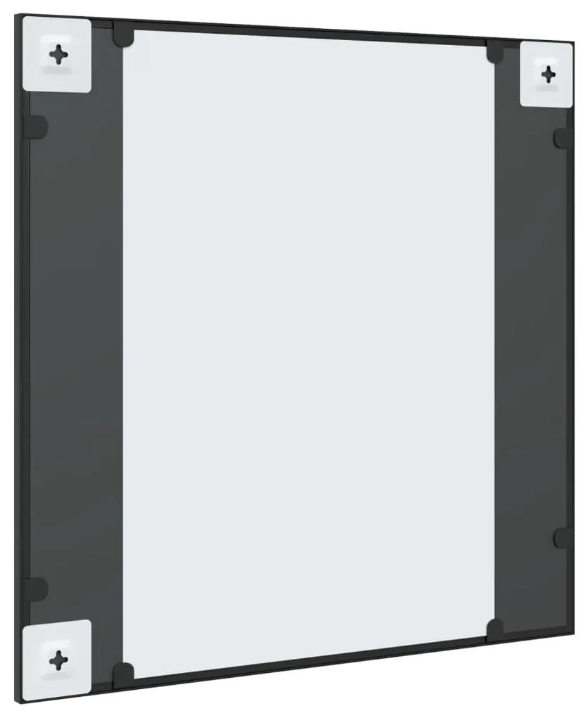 Espelho de parede quadrado 60x60 cm ferro preto