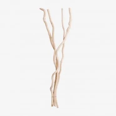 Pack De 4 Ramos Secos Decorativos Bogdda Branco - Sklum