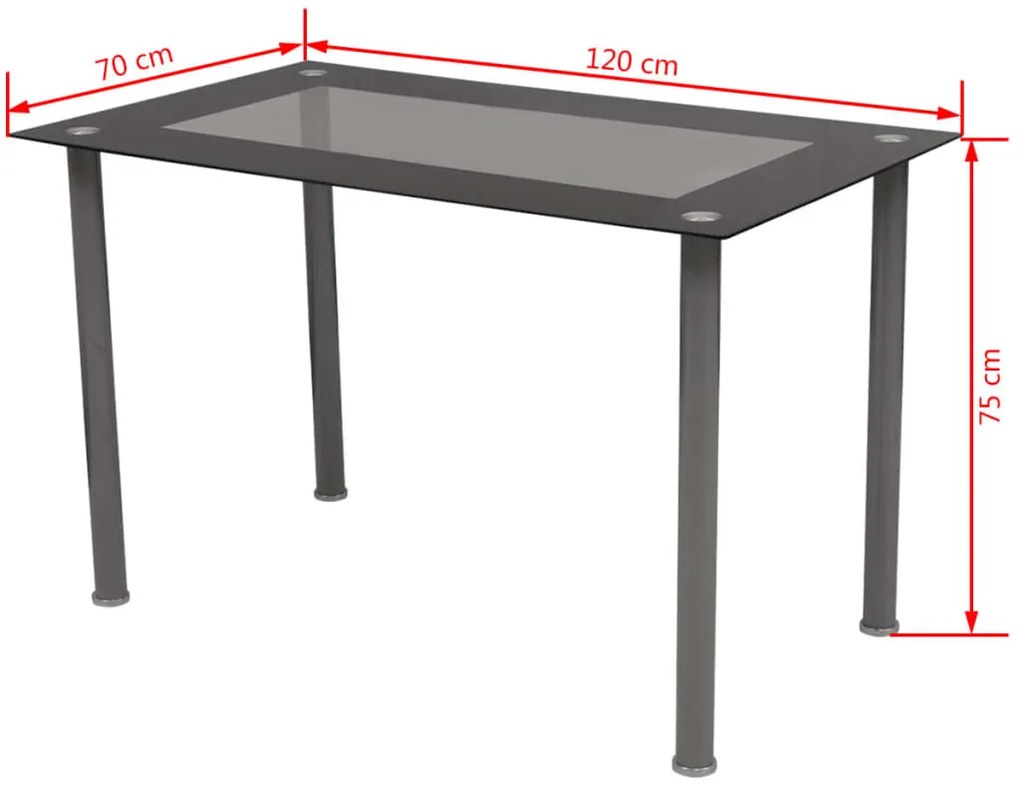 Conjunto de Jantar Dinner com 6 Cadeiras e 1 Mesa - Branco - Design Mo