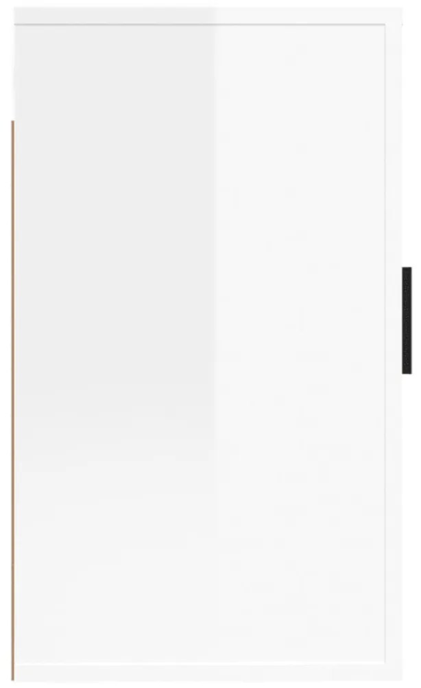 Móveis de TV de parede 2 pcs 40x34,5x60 cm branco brilhante