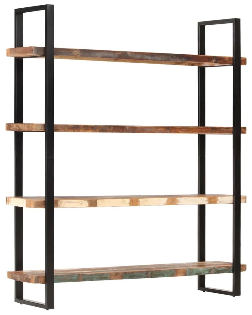 Estante c/ 4 prateleiras 160x40x180cm madeira recuperada maciça