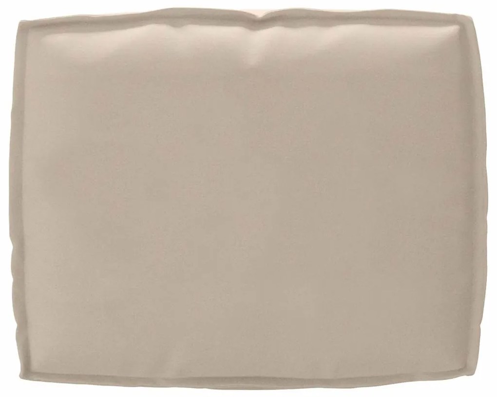 Conjunto de Almofadas para Paletes de 2 Peças Taupe em Tecido Oxford