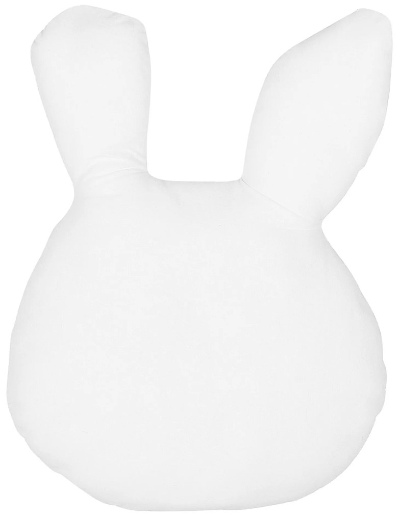 Almofada decorativa em forma de coelho branco e preto 53 x 45 cm KANPUR Beliani